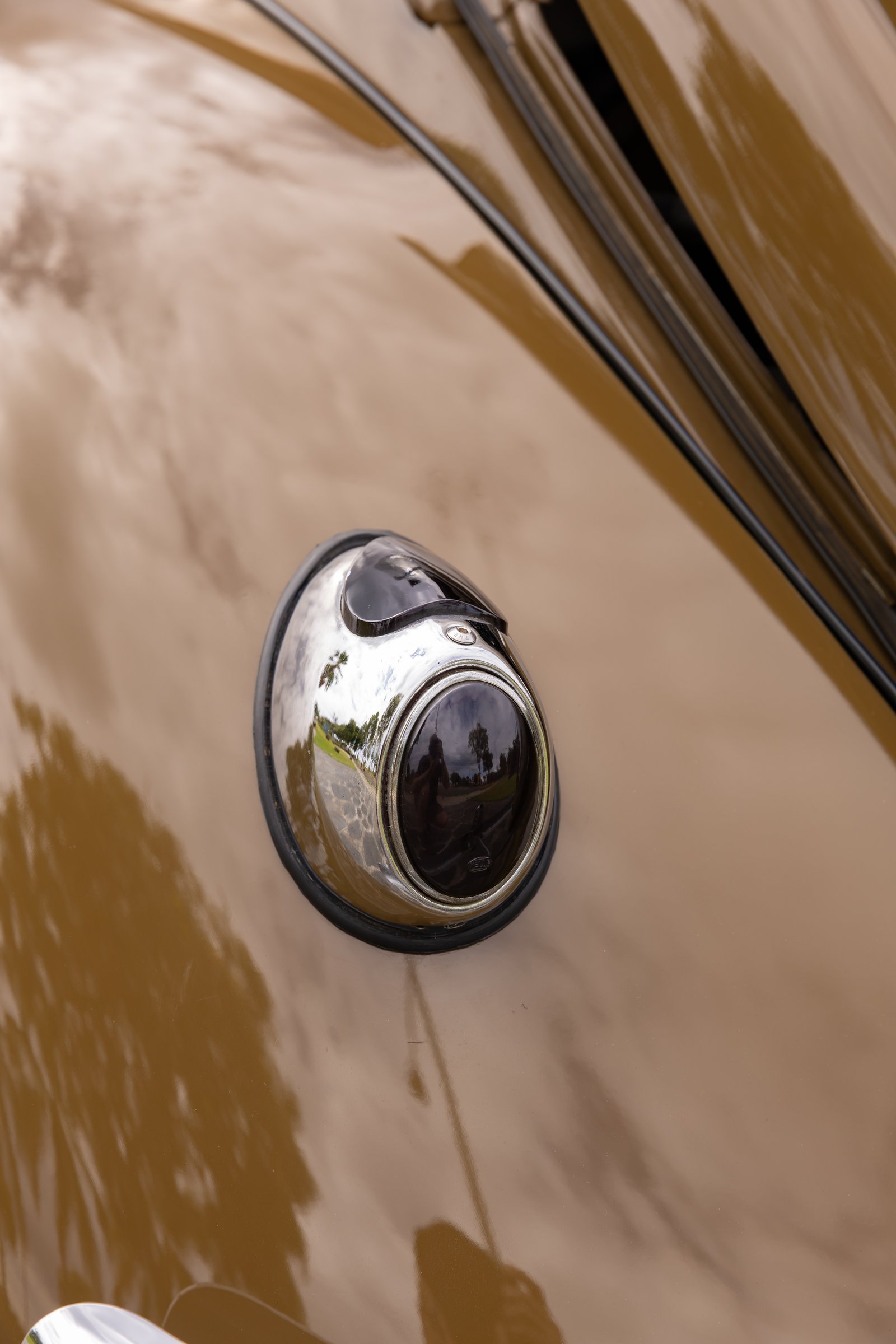 Chrome taillight housings are a staple of Hawaiian-style Beetles.