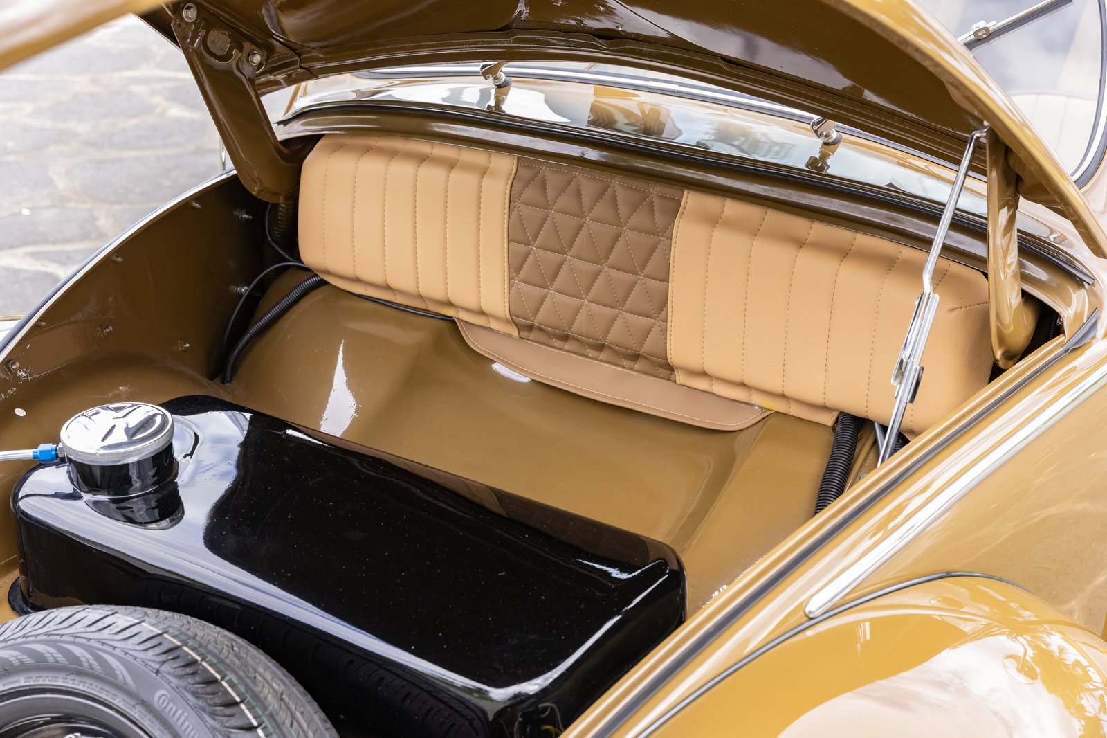 The trunk area received the same level of detail as the interior and exterior.