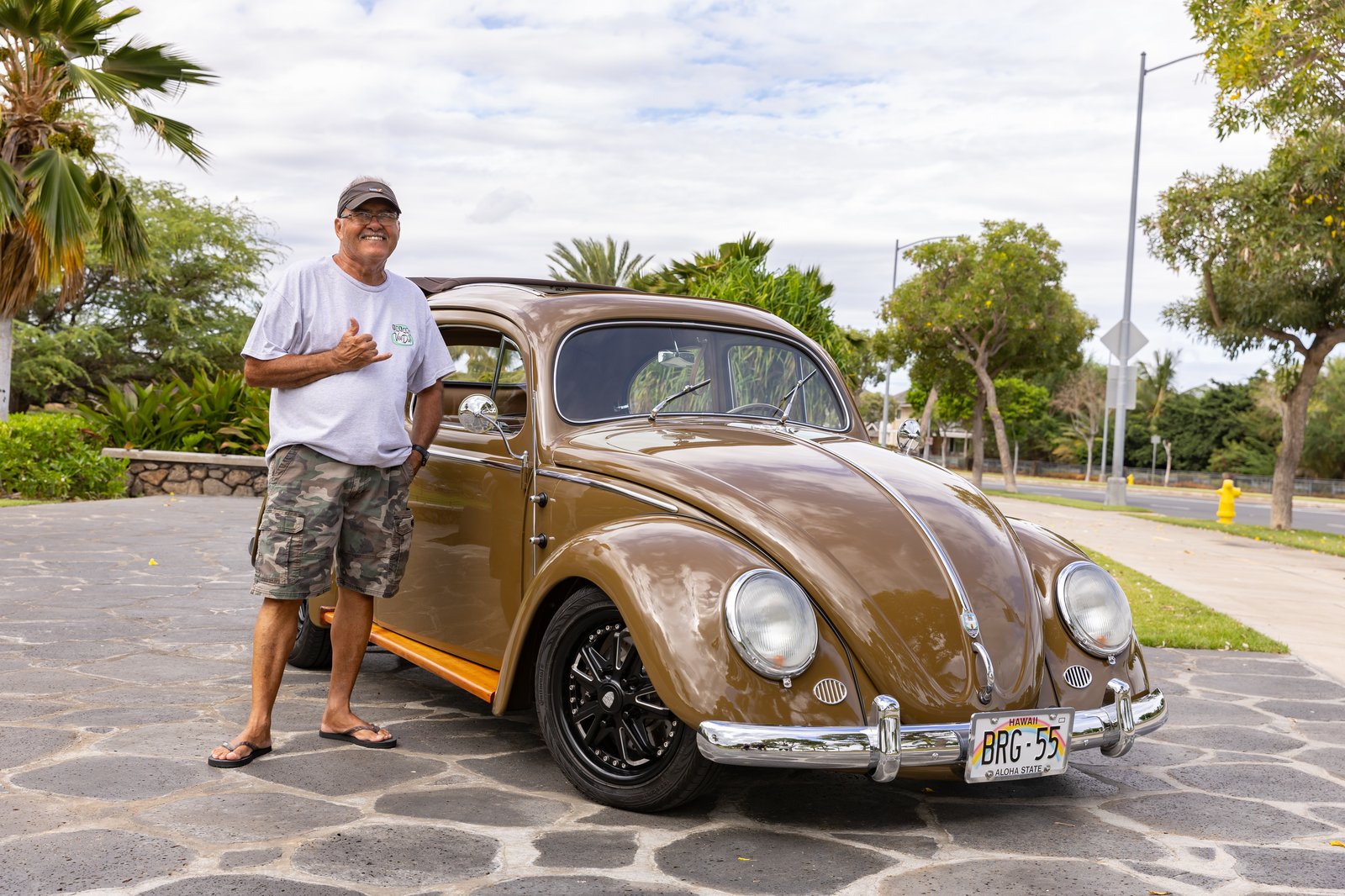 Bobby is happy to see his nine-year one-of-a-kind project completed.